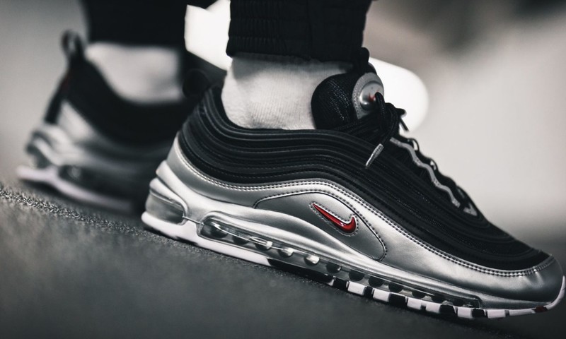 Nike air max hotsell 97 qs silver black